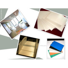 CHINA 4*8 PVC SHEET , Wood Grain Plastic PVC Skirting Board , WPC BOARD